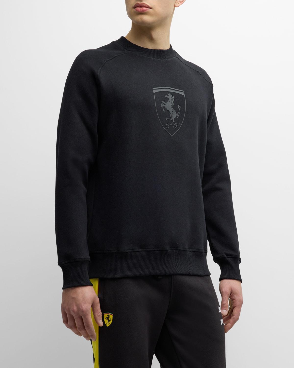 x Ferrari Mens Race Shield Crew Sweatshirt Product Image