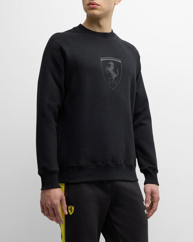 x Ferrari Mens Race Shield Crew Sweatshirt Product Image