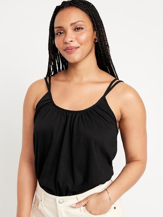 Strappy Tie-Back Tank Top Product Image