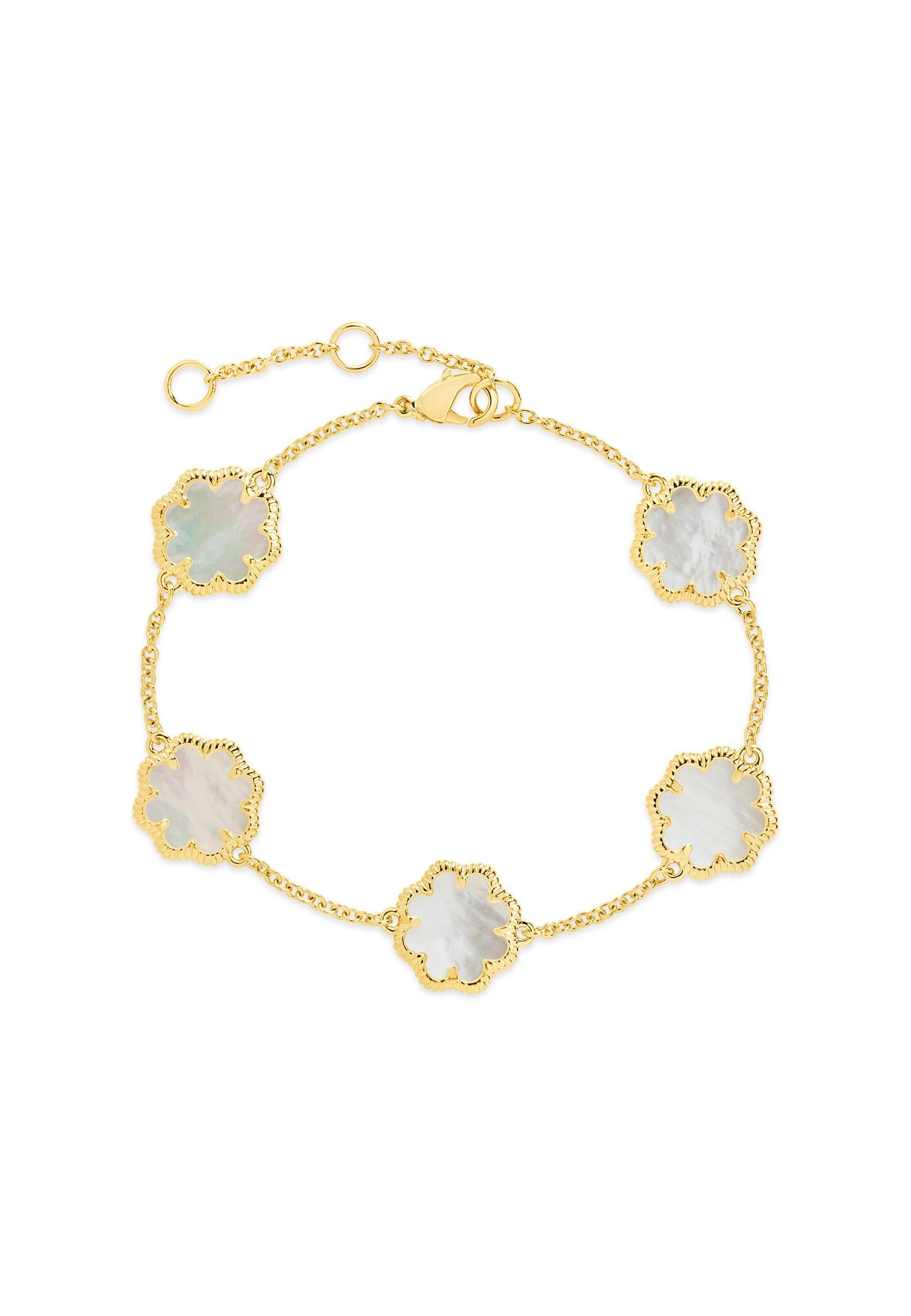 Mother of Pearl Rose Bracelet Product Image