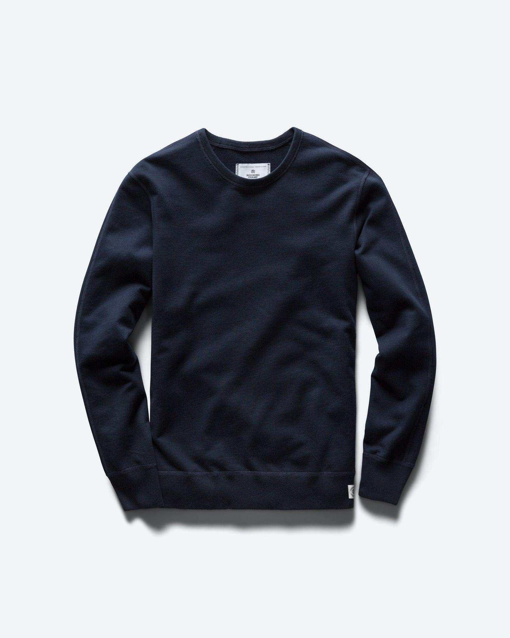 Midweight Terry Slim Crewneck Male Product Image