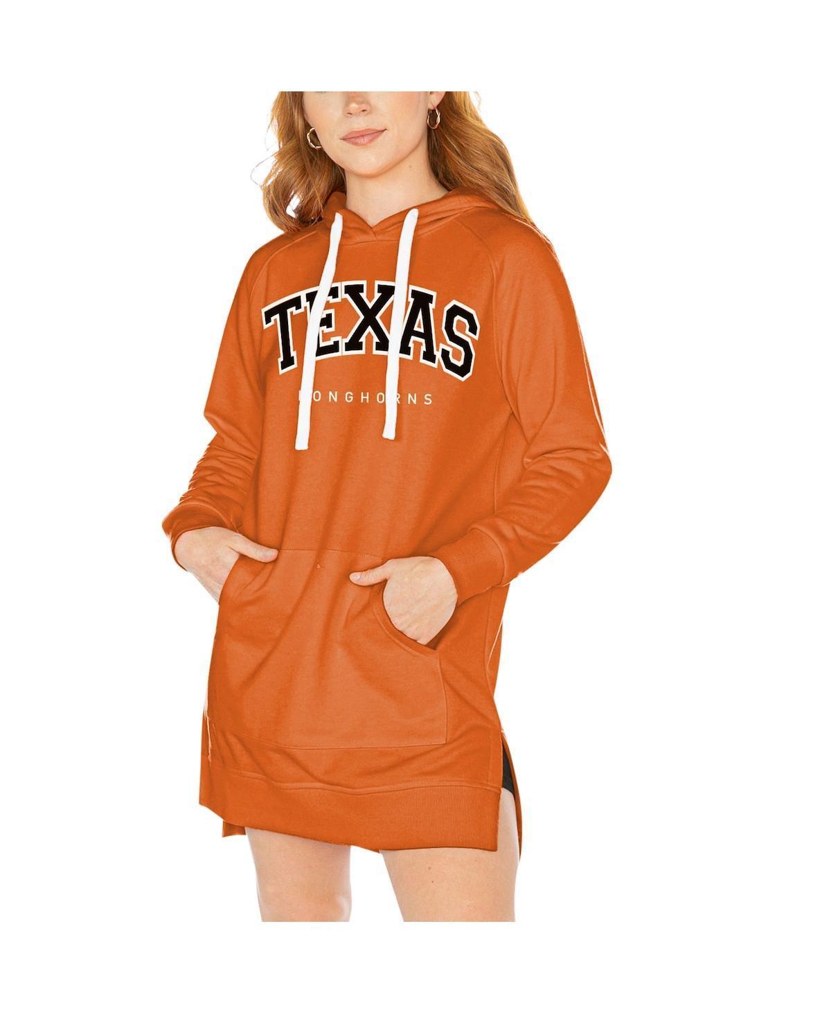 Womens Gameday Couture Texas Orange Texas Longhorns Take a Knee Raglan Hooded Sweatshirt Dress Product Image