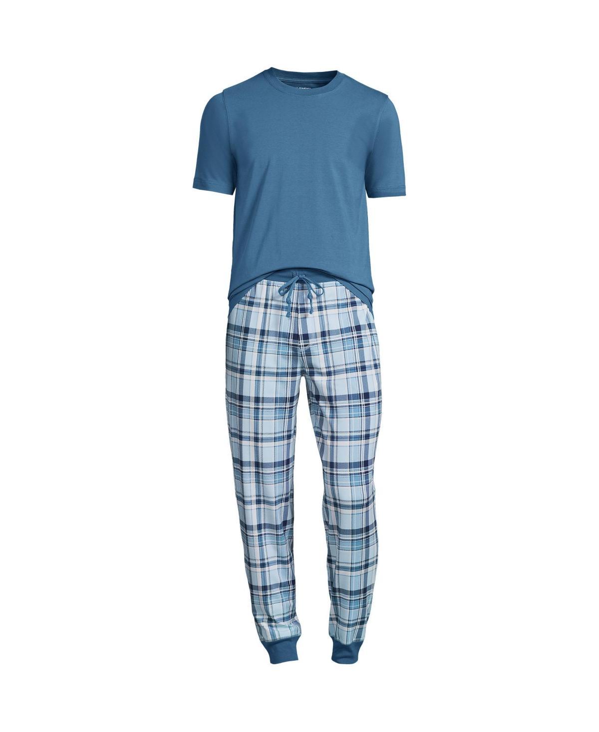 Mens Lands End Jersey Pajama Sleep Set Product Image