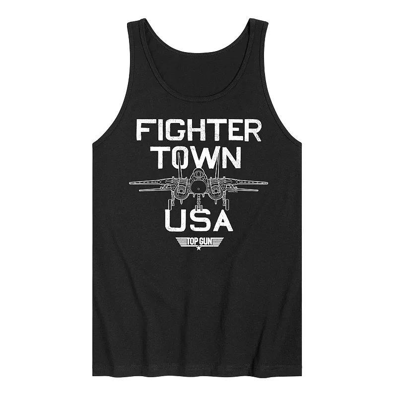 Mens Top Gun Fighter Town Tank Top Product Image