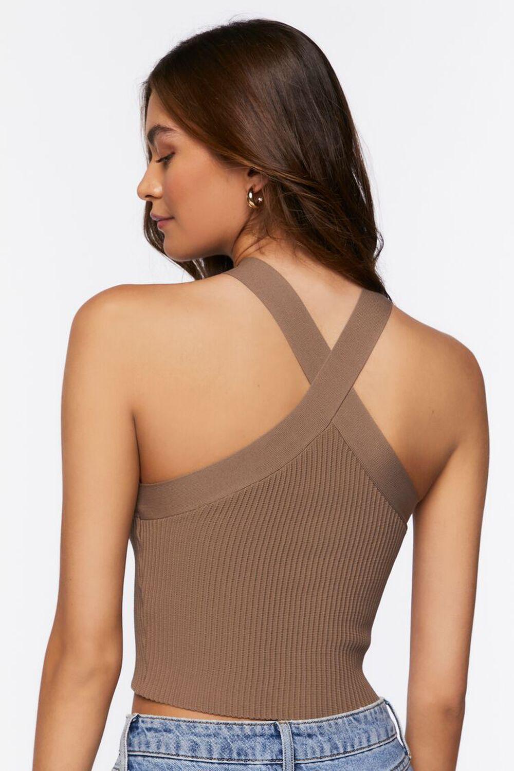 Sweater-Knit Halter Crop Top | Forever 21 Product Image