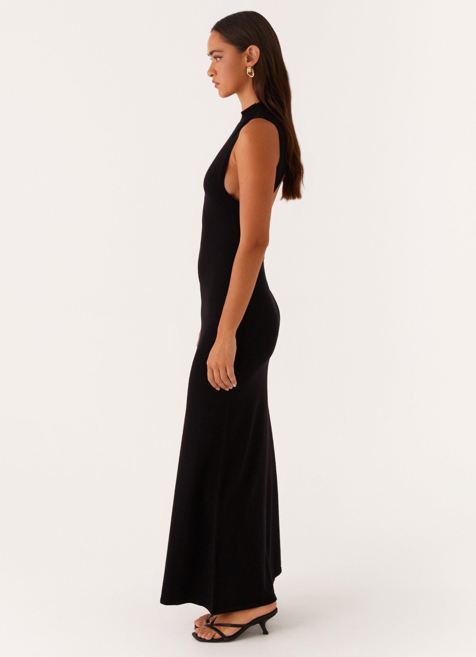 Prove It Knit Maxi Dress - Black Product Image