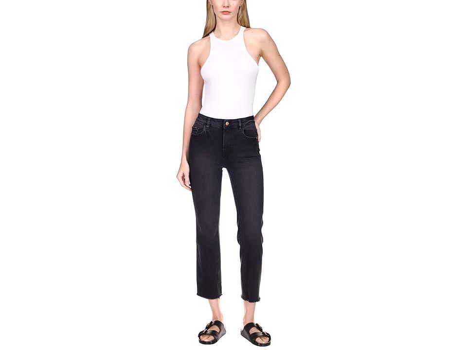 DL1961 Patti High-Rise Straight in Corvus (Corvus) Women's Jeans Product Image