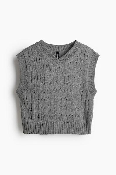 Cable-knit Sweater Vest Product Image