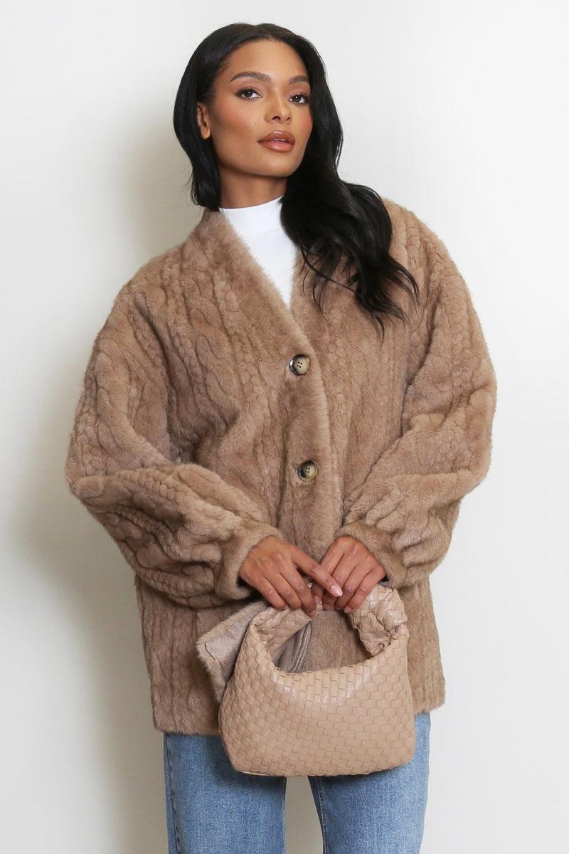 CARLEY TEXTURED COAT Product Image