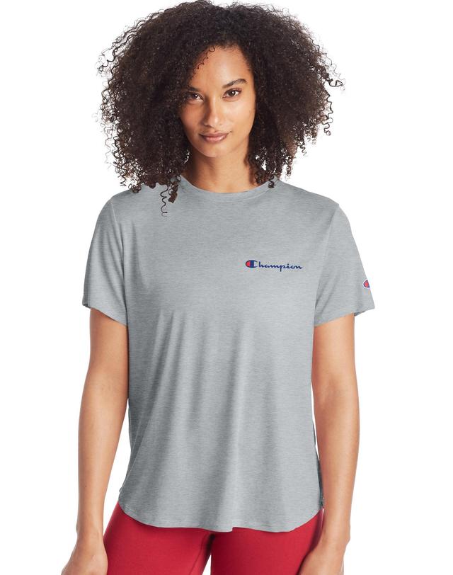 Champion Womens Tee Shirts - Oxford Gray The Classic Tee - Women Product Image