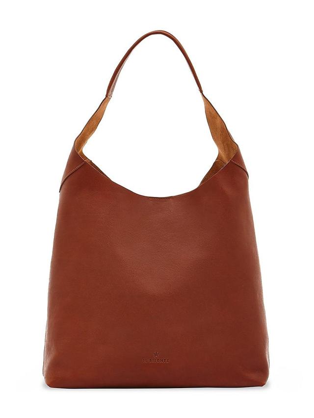 Womens Le Laudi Leather Hobo Bag Product Image