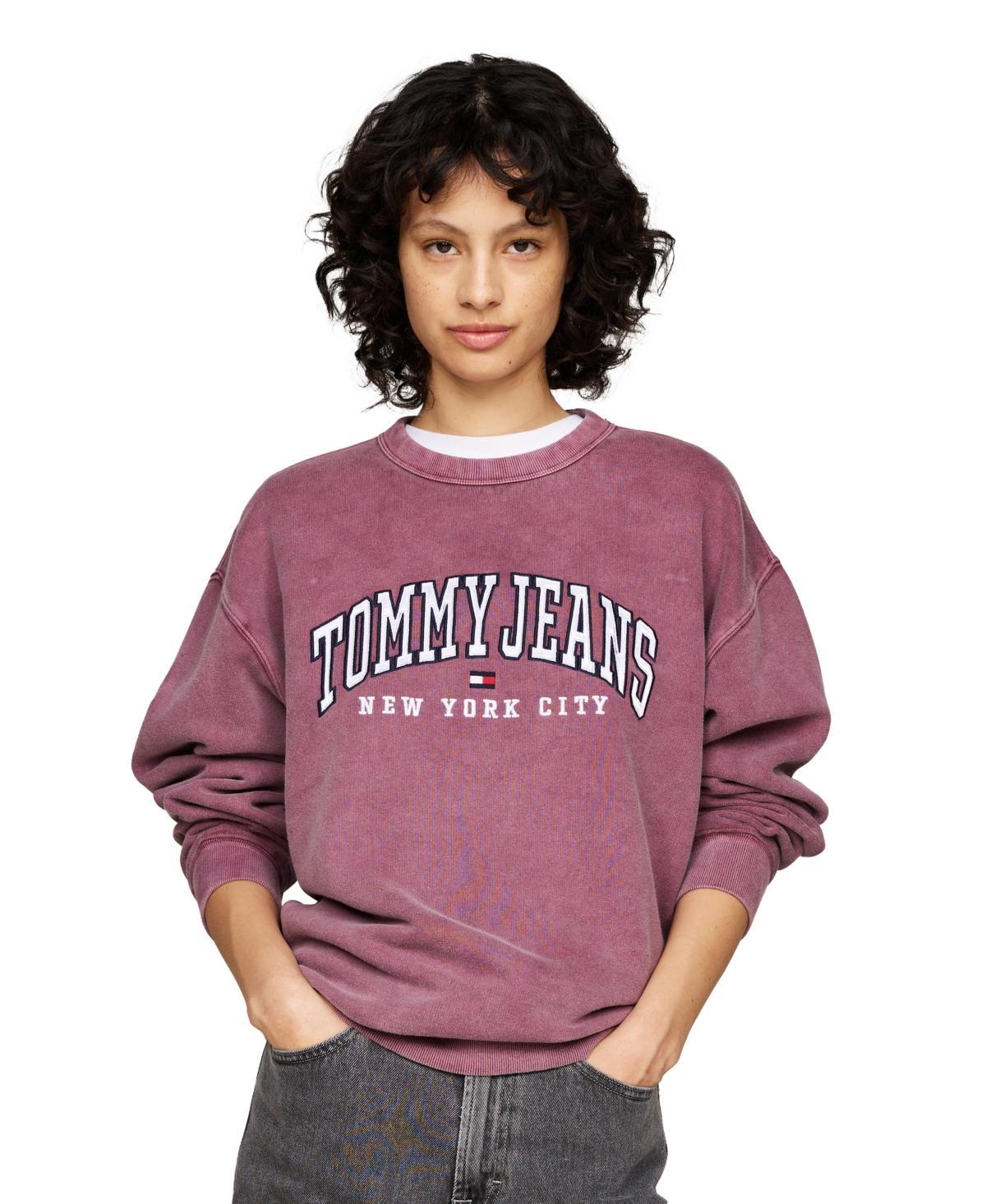 Tommy Hilfiger Women's Embroidered Classic Tommy Logo Sweatshirt Product Image