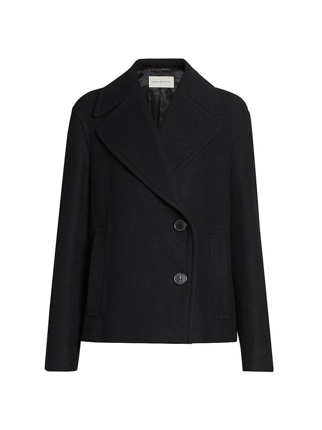 Womens Rondas Wool Peacoat Product Image