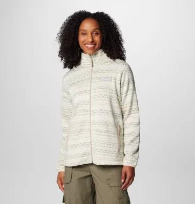 Columbia Women's Sweater Weather Printed Full Zip Jacket- Product Image