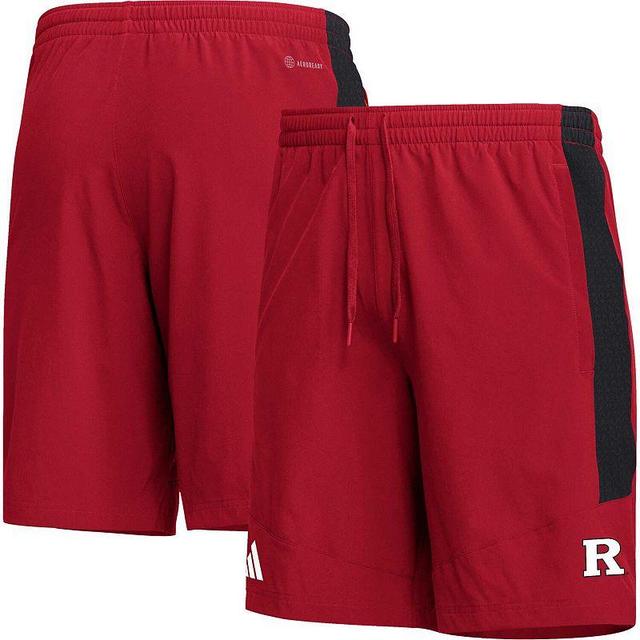 Mens adidas Scarlet Rutgers Scarlet Knights AEROREADY Shorts Product Image