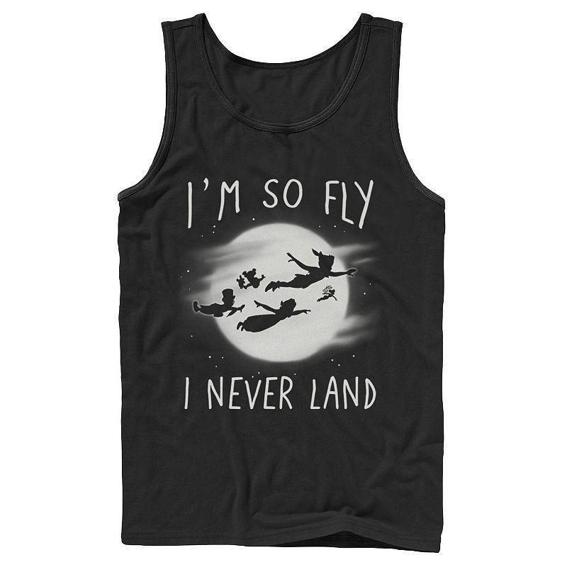 Mens Disney Peter Pan So Fly Moon Silhouette Tank Top Product Image