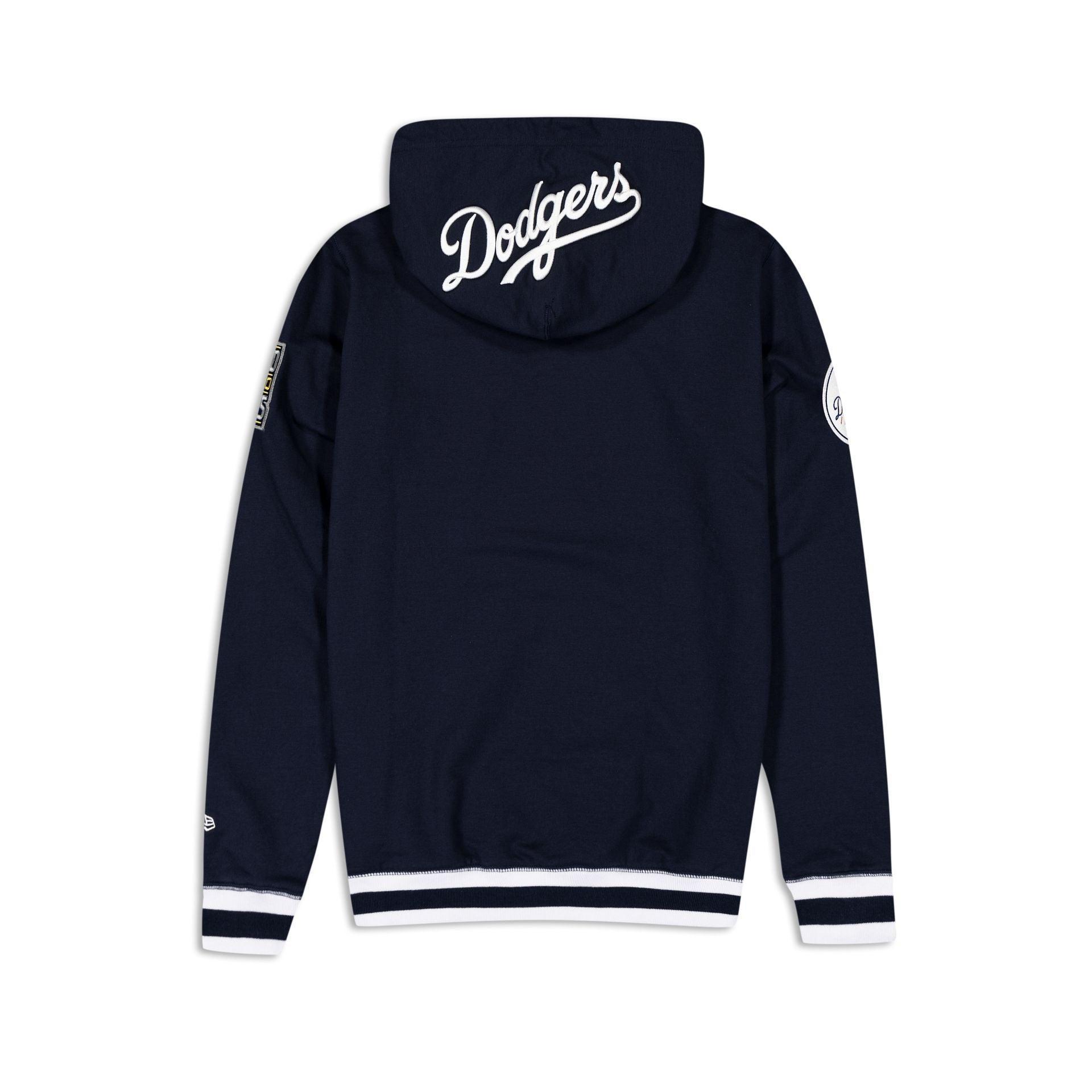 Los Angeles Dodgers Logo Select Color Flip Navy Hoodie Male Product Image