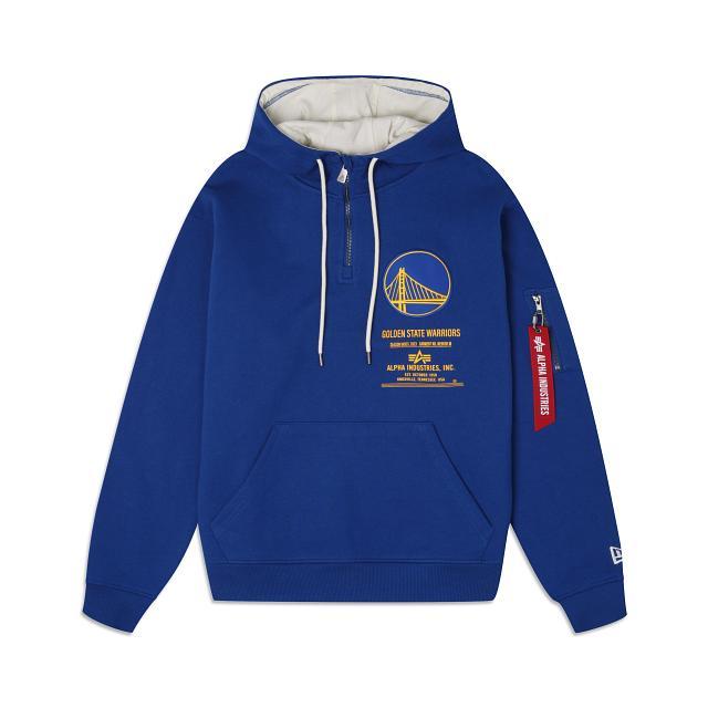 Alpha Industries X Golden State Warriors Zipper Hoodie Male Product Image