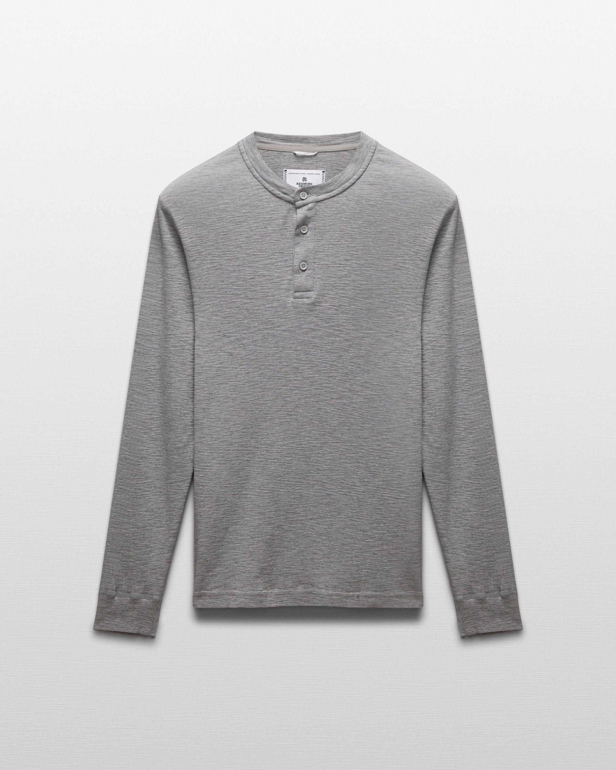 1x1 Slub Henley Male Product Image