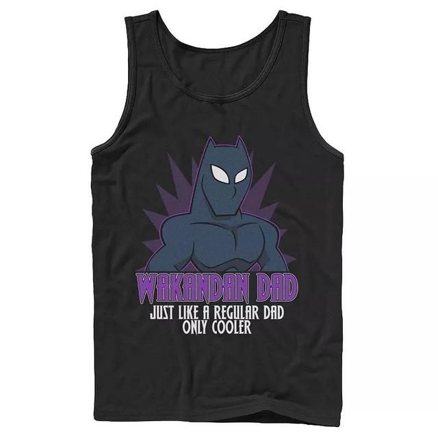 Mens Marvel Fathers Day Panther Wakandan Dad Comic Pop Tank Top Product Image