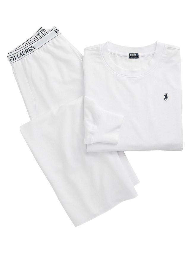 Polo Ralph Lauren Sweatshirt & Wide Leg Pajamas Product Image