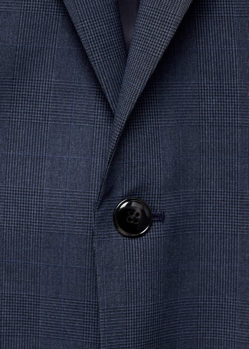 MANGO MAN - Super slim-fit suit blazer in stretch fabric indigo blueMen Product Image