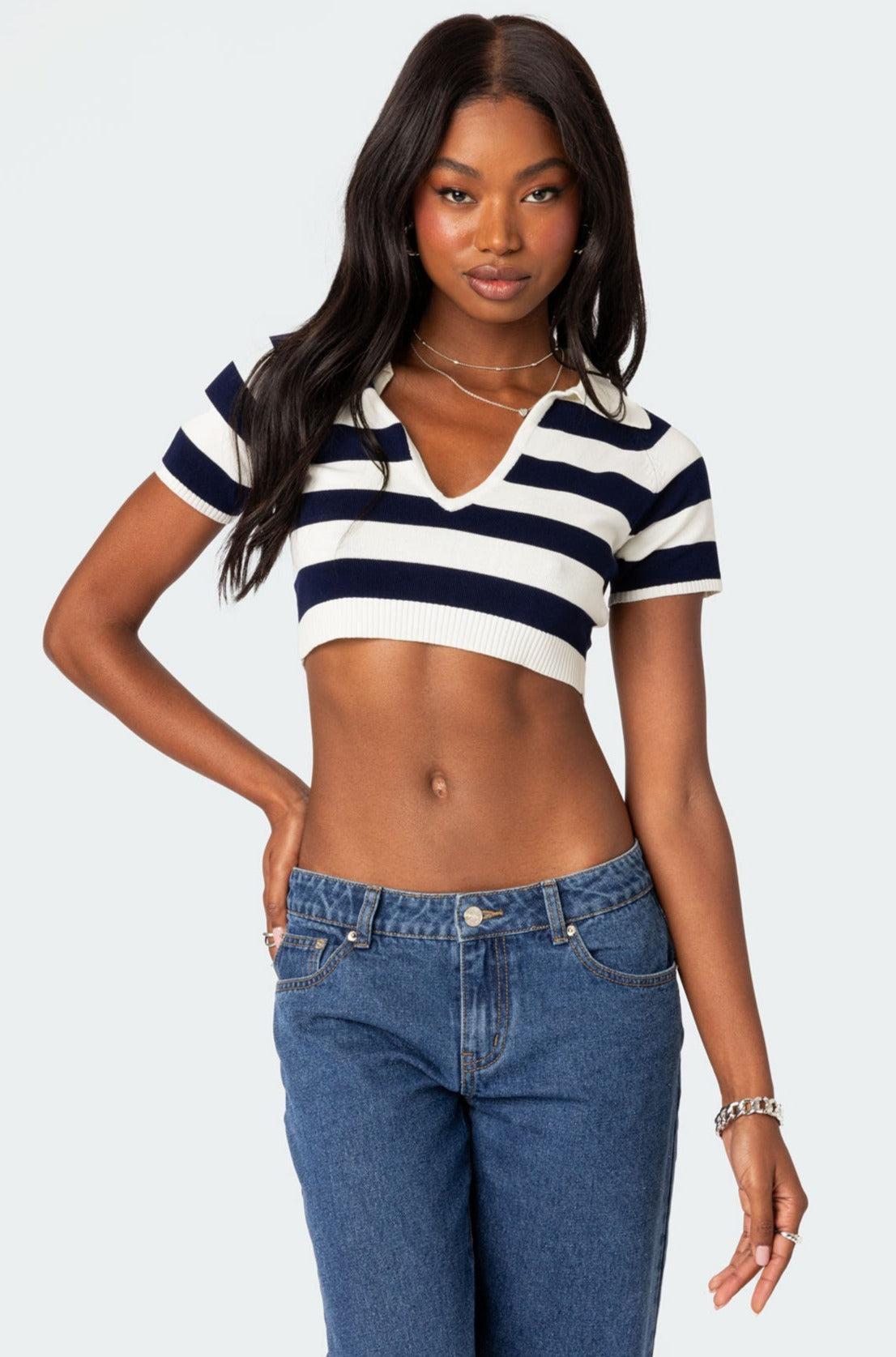 Skai Knitted Crop Top Product Image