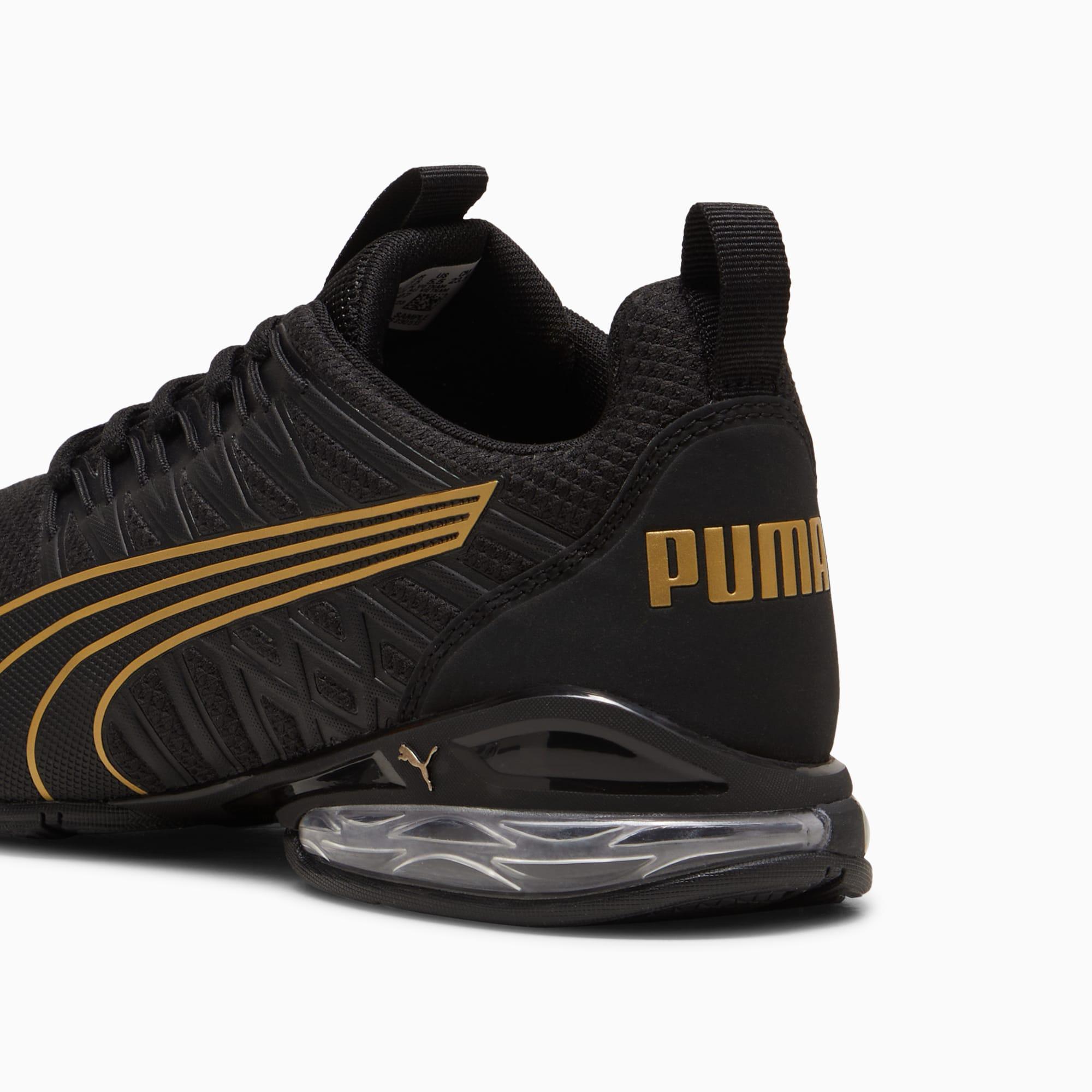 PUMA Voltaic Evo Women's Running Shoes in Black/Gold Product Image