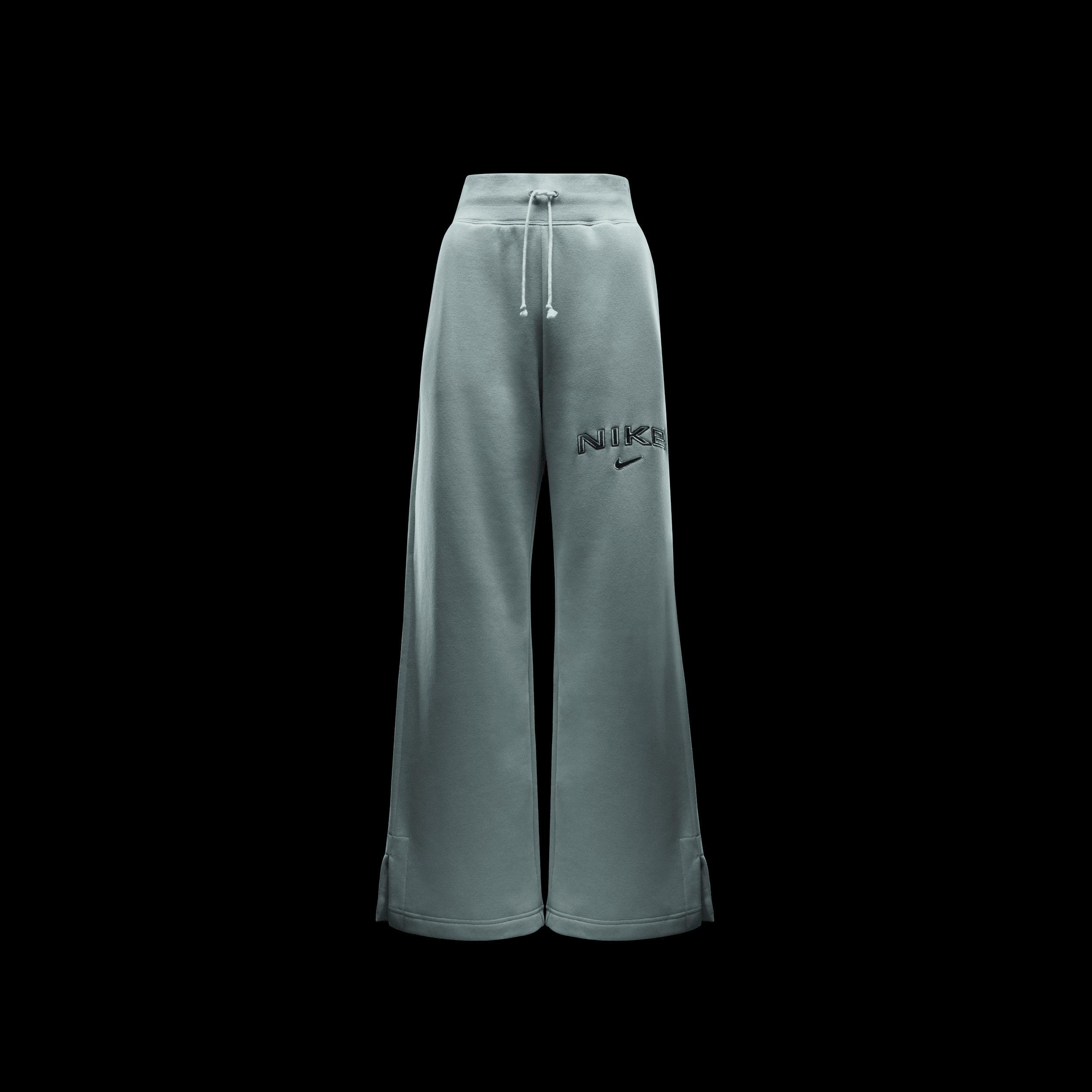 Women's Nike Sportswear Phoenix Fleece High-Waisted Wide-Leg Logo Pants Product Image