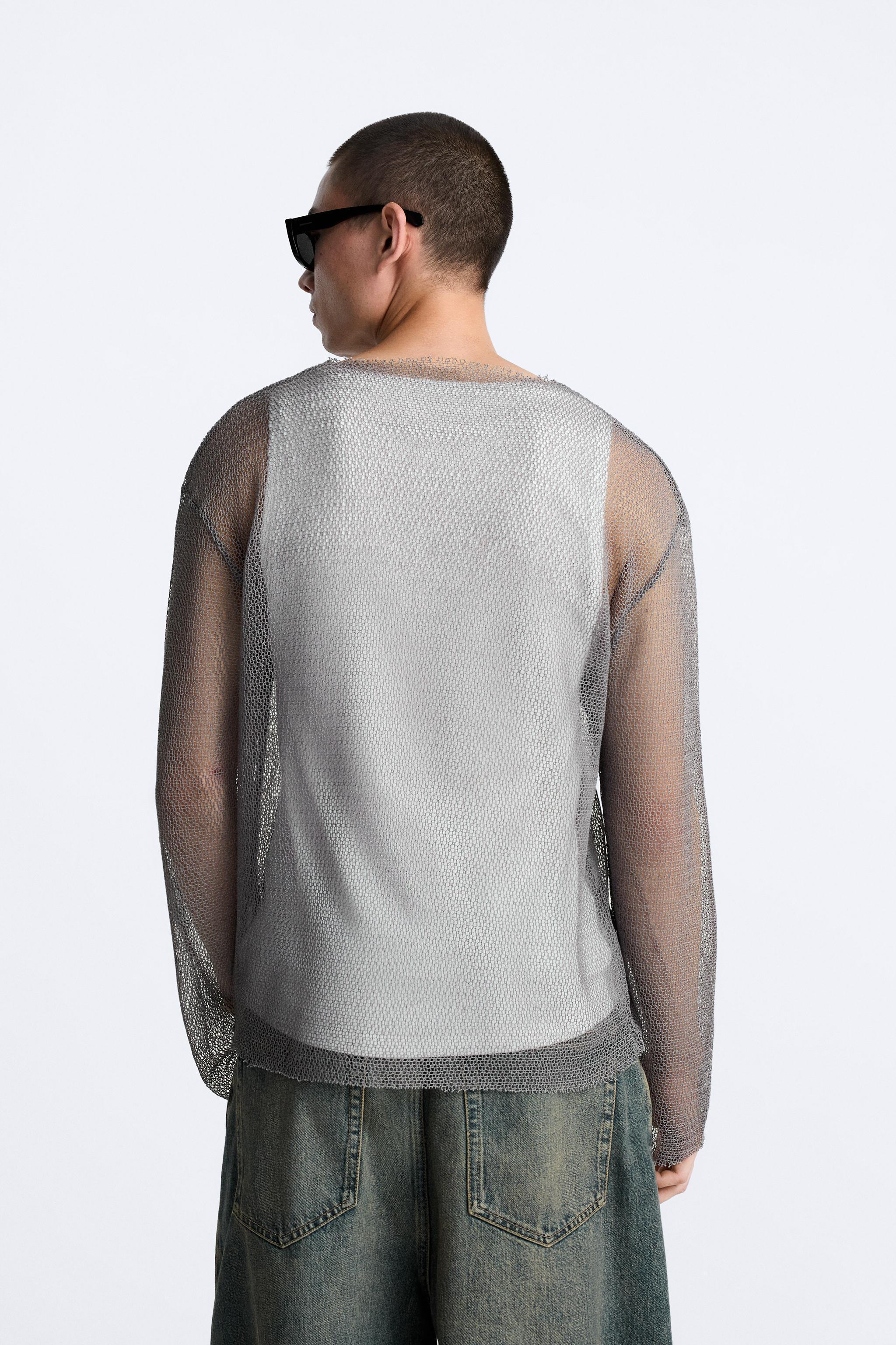 KNIT MESH SHIRT Product Image