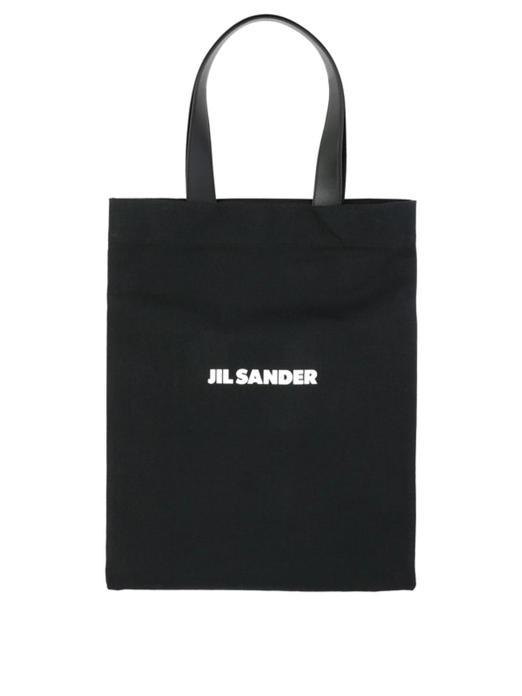 JIL SANDER Tote Bag With Logo In Black Product Image