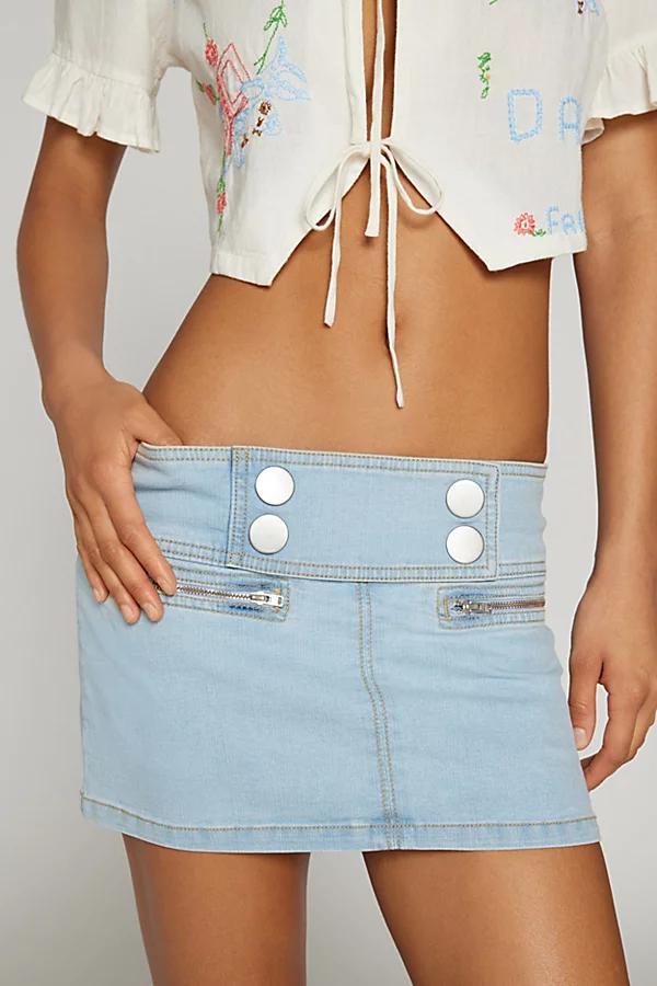 Kimchi Blue Charlie Denim Micro Mini Skirt Womens at Urban Outfitters Product Image