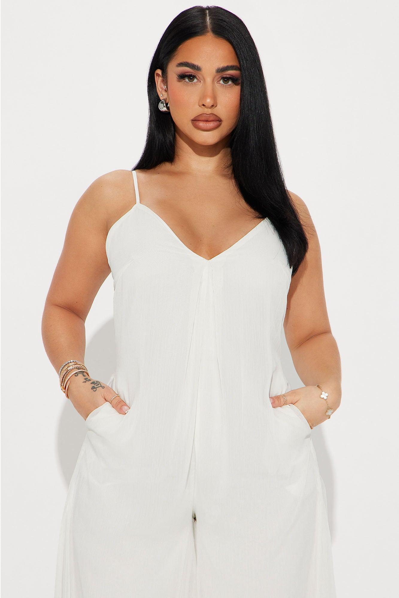 Hali Jumpsuit - Off White Product Image