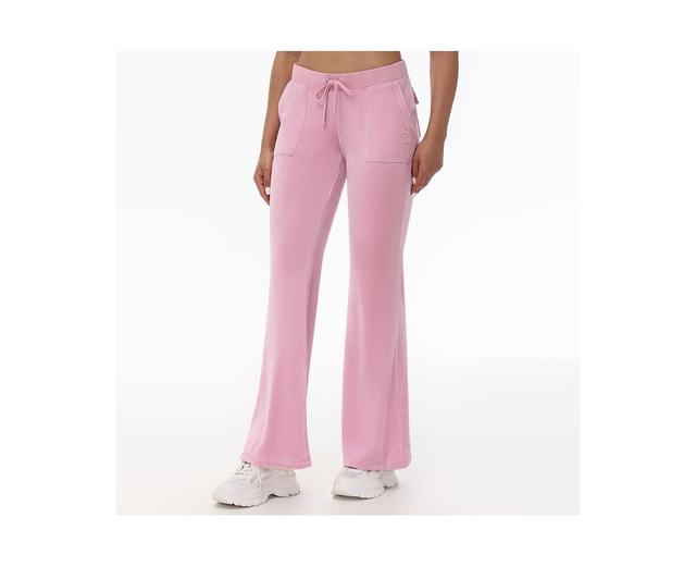 Juicy Couture Womens Heritage Cotton Velour Track Pants Product Image