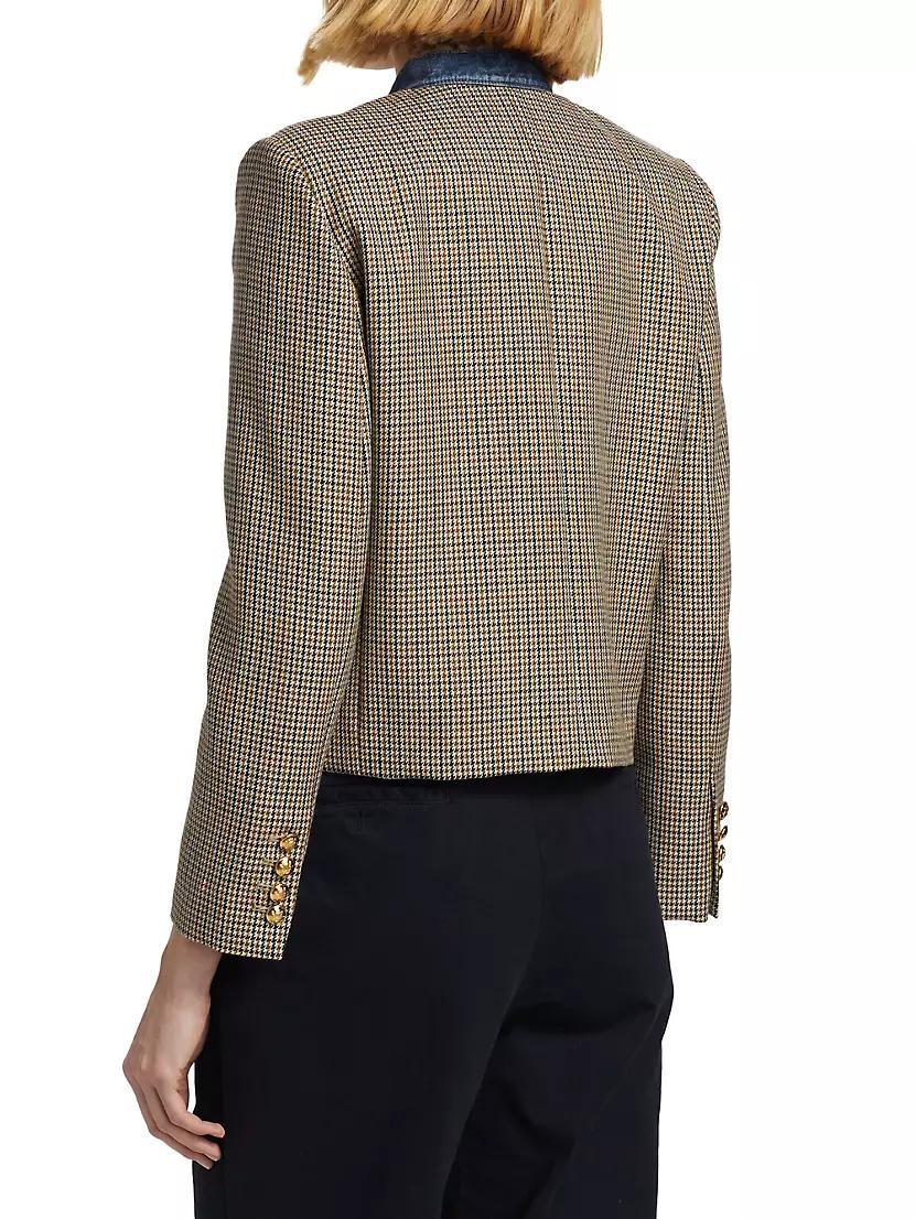 Sloane Check Wool Jacket Product Image