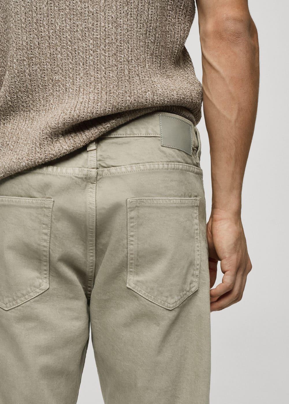 MANGO MAN - Ben cotton tappered-fit jeans khakiMen Product Image