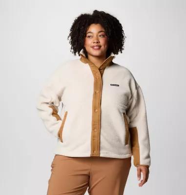 Plus Size Columbia Cloud Point Snap Fleece, Womens Product Image