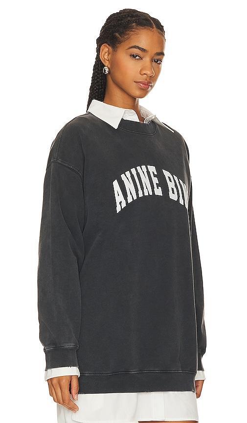 Anine Bing Tyler Cotton Logo Sweatshirt Product Image