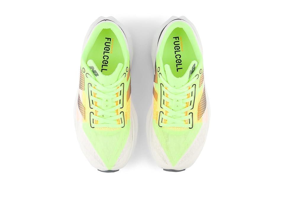 New Balance FuelCell Rebel v4 Bleached Lime Glo) Women's Shoes Product Image