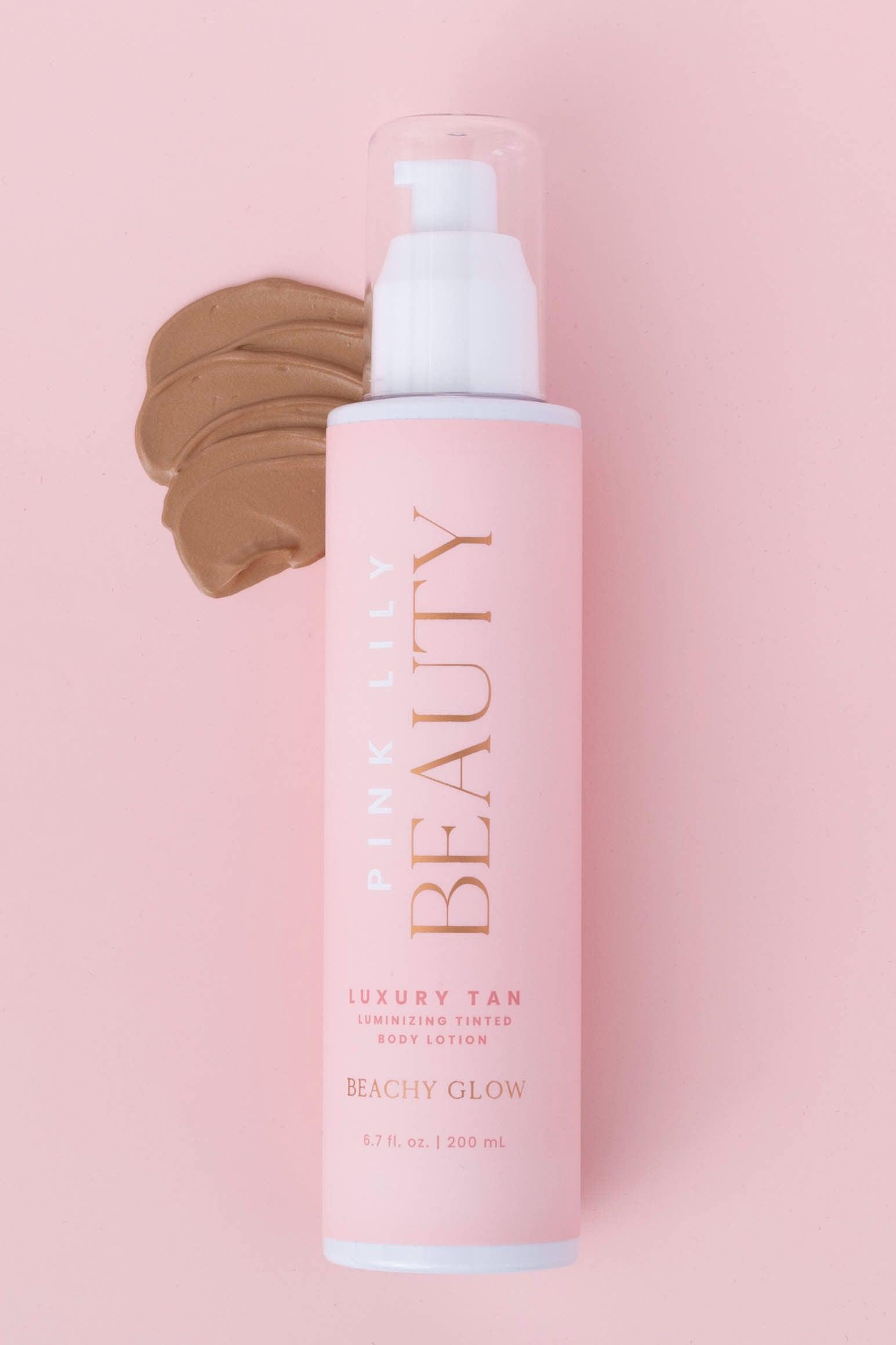 Pink Lily Luxury Tan Luminizing Body Lotion - Beachy Glow FINAL SALE Product Image