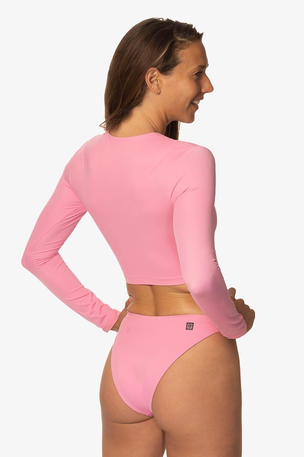 Taranaki Long Sleeved Crop Cut-Out Rashie - Dazzle Product Image