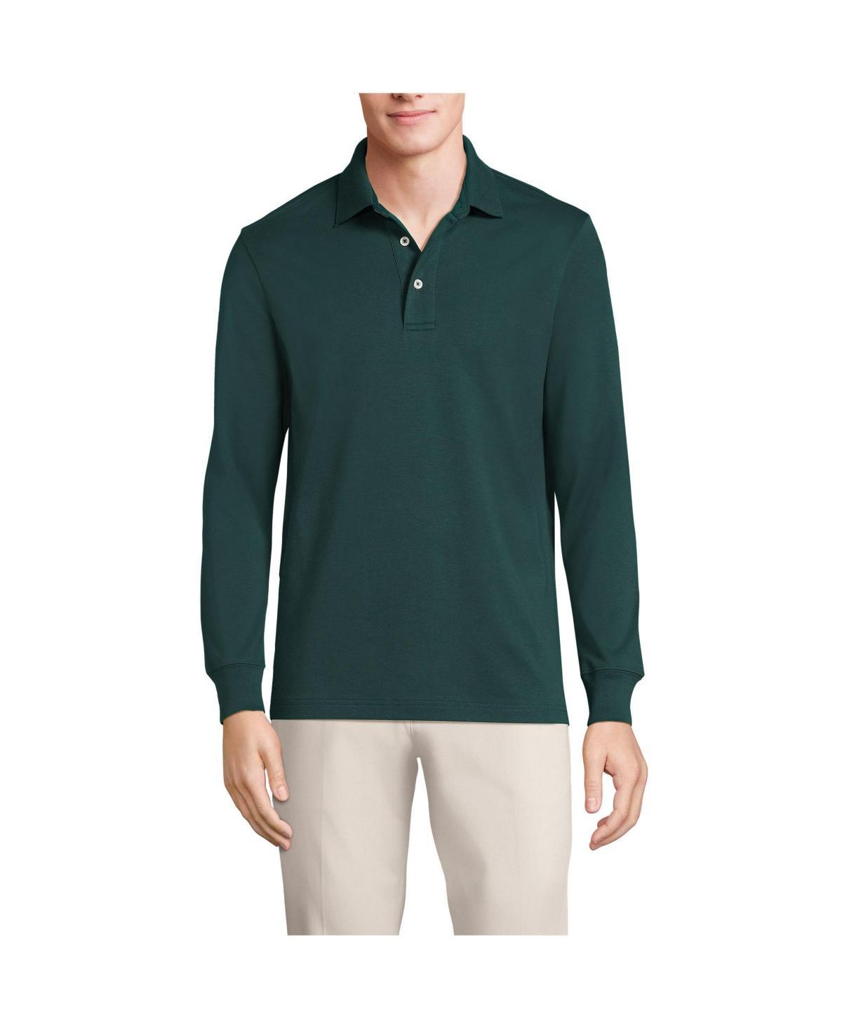 Big & Tall Lands End Classic-Fit Supima Interlock Polo, Mens Product Image