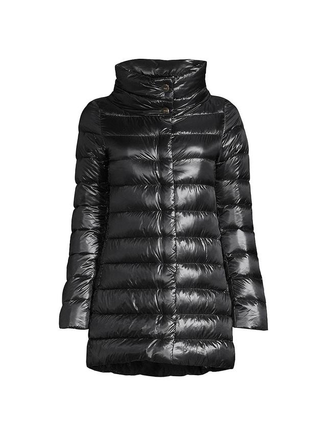 Womens Classic Funnelneck Puffer Jacket Product Image