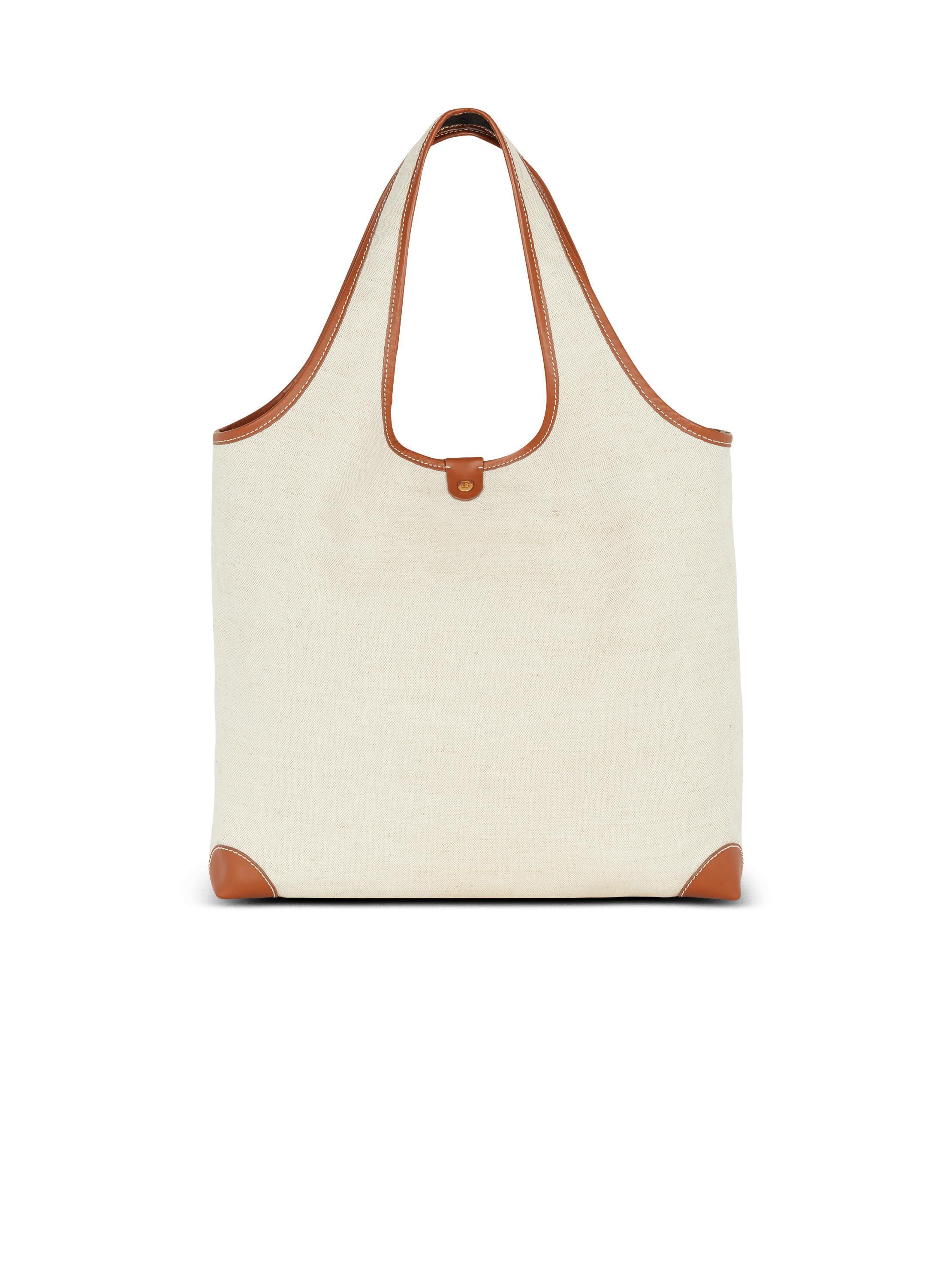 Canvas and leather B-army Grocery Bag Product Image