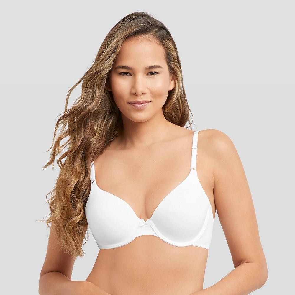 Maidenform Self Expressions Womens T-Shirt Bra 5701 2pk - Latte/White 40D Product Image