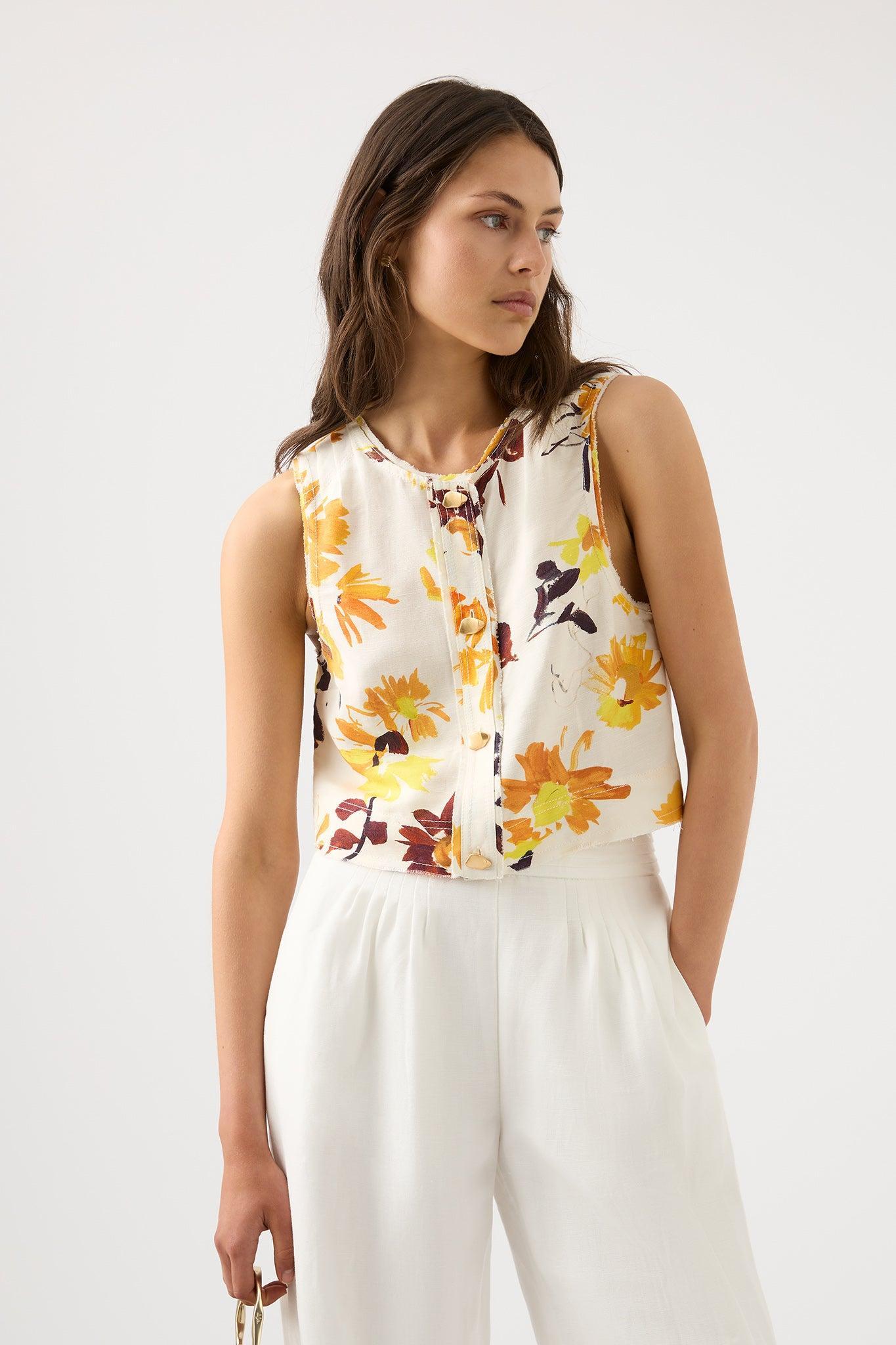 Bessie Floral Shell Top Product Image