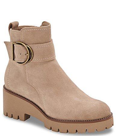 Blondo Dagger Waterproof Suede Lug Sole Booties Product Image