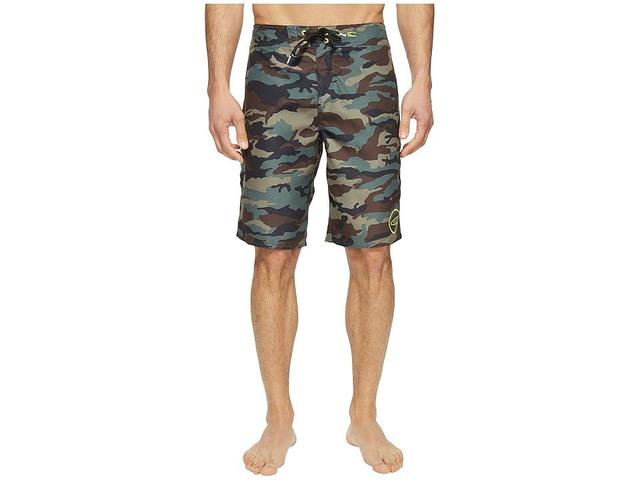 O'Neill Santa Cruz Printed Boardshorts (Camo) Men's Swimwear Product Image