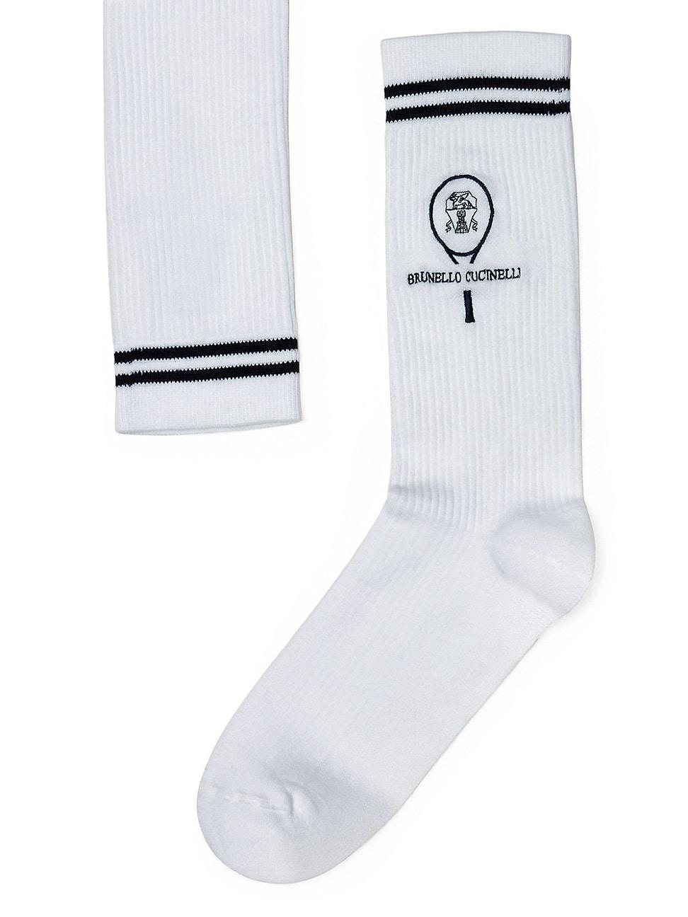 Mens Techno Cotton Rib Knit Socks Product Image