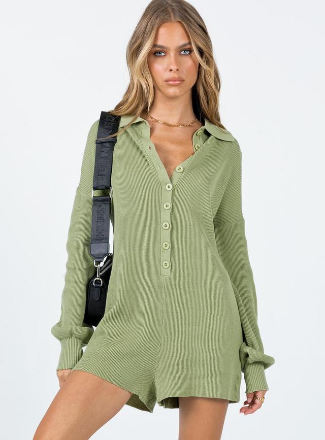 Sofie Romper Green Product Image